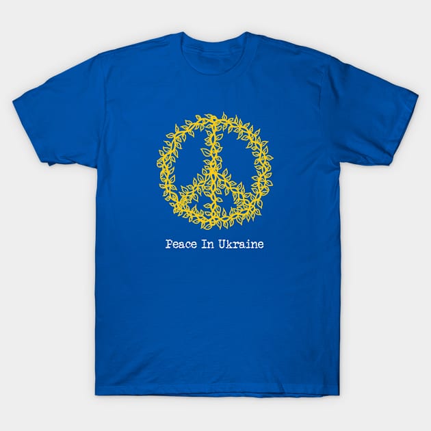 Peace In Ukraine T-Shirt by The Christian Left